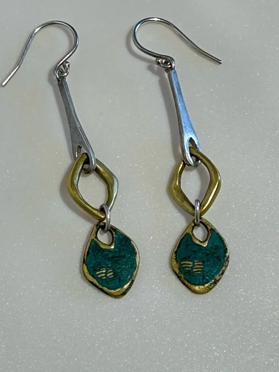 Silpada FRESCO Dangle Sterling Silver Earrings - Picture 2 of 4